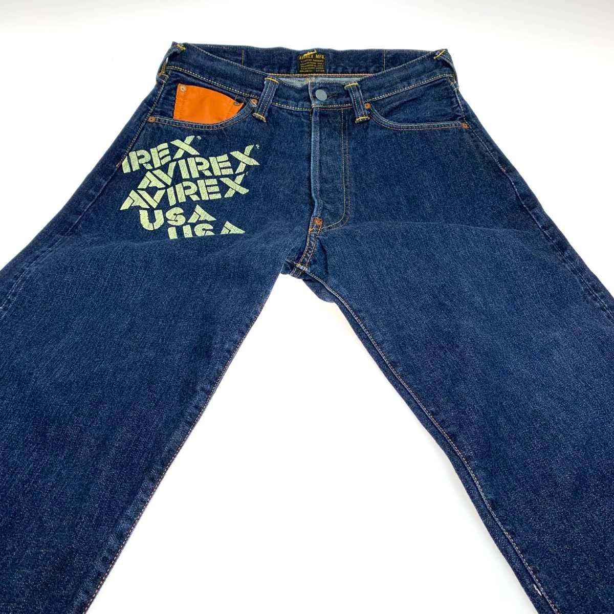 evisu EVISU×AVIREX メンズ衣料 ジーンズ 2001 SIZE 32 インディゴ