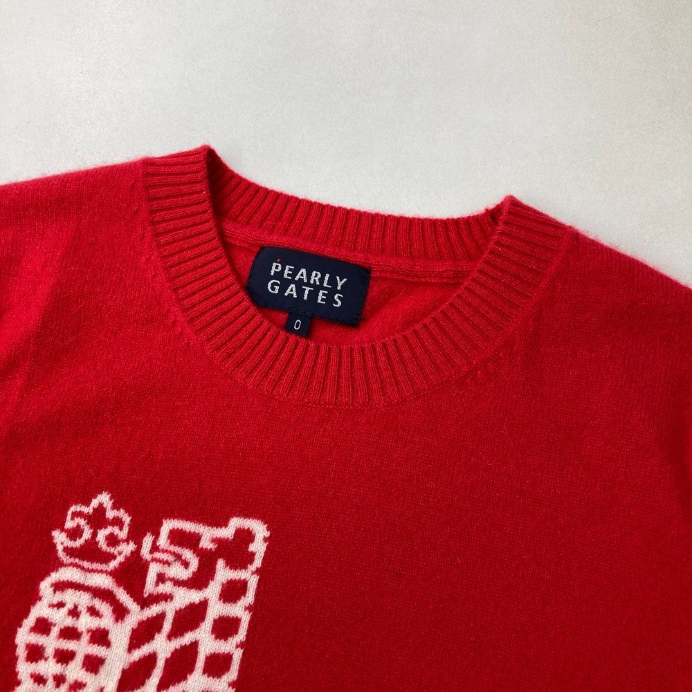 サイズ：0 PEARLY GATES パーリーゲイツ ニットセーター カシミヤ