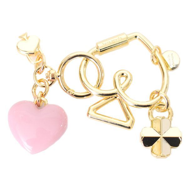 ケイト・スペード　ケイトスペード　ハート　バッグチャーム　チャーム　キーホルダー ケイトスペード キーホルダー katespade ハート フラワー メタル