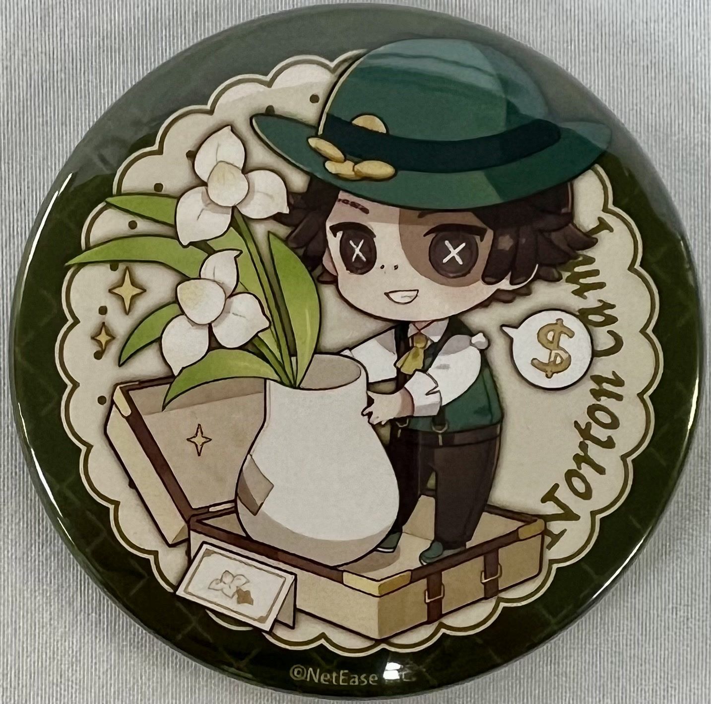 第五人格 E-DINER 缶バッジ 写真家 アニメイト池袋本店限定 アイデンティティ V 第五人格 E-DINER FLOWER