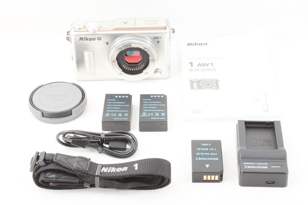 極上品 Nikon ニコン 1 AW1 ボディ シルバー ミラーレス 一眼 - メルカリ