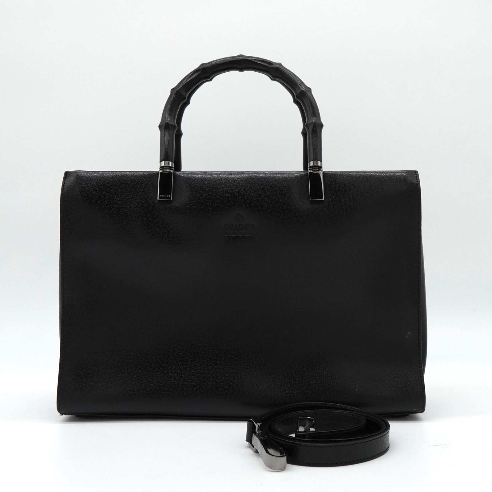 グッチ バンブー レザー 2way ハンドバッグ ショルダーバッグ グッチ バンブー レザー 2way ハンドバッグ ショルダーバッグ