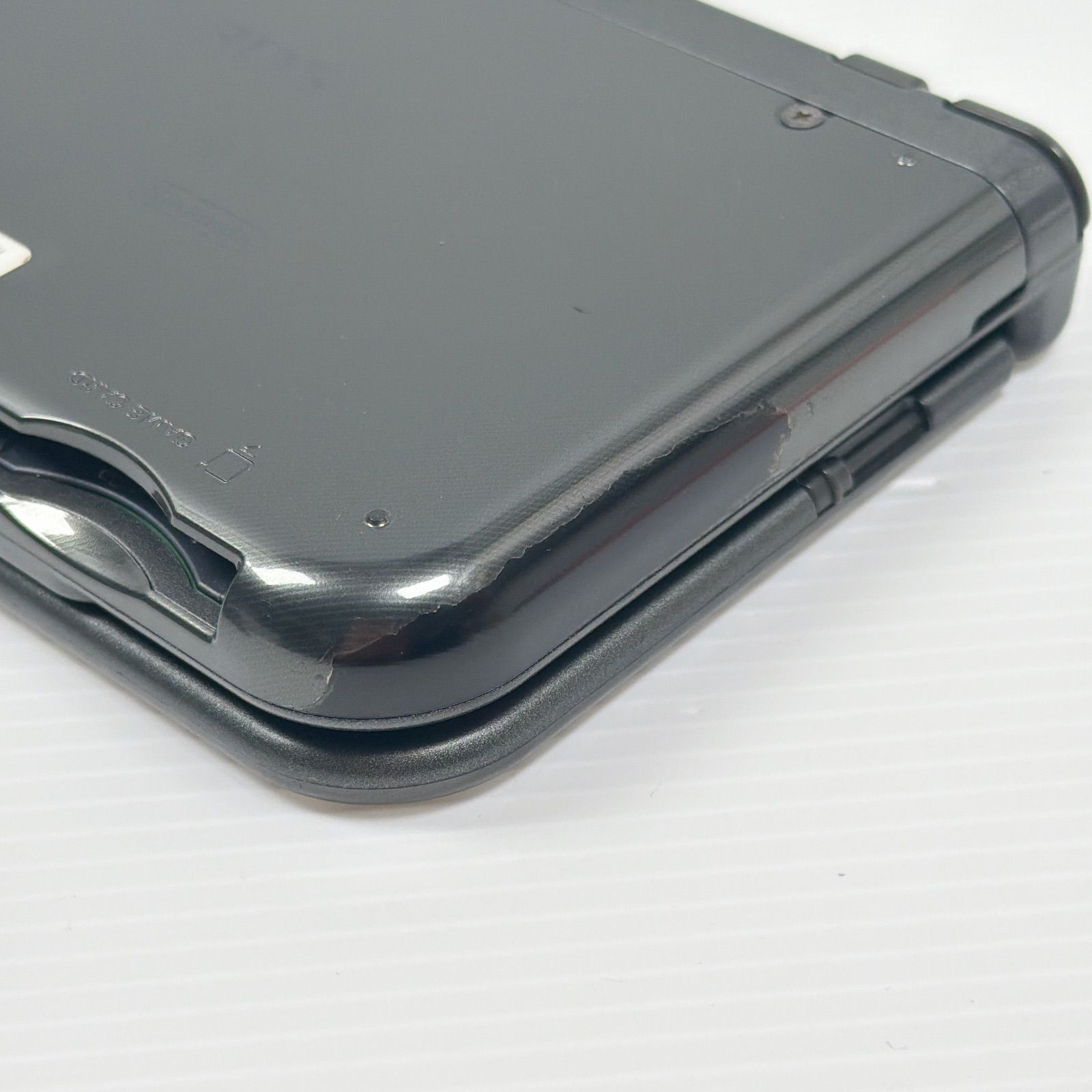New ニンテンドー 3DSLL メタリックブラック 上画面IPS液晶 画面美品