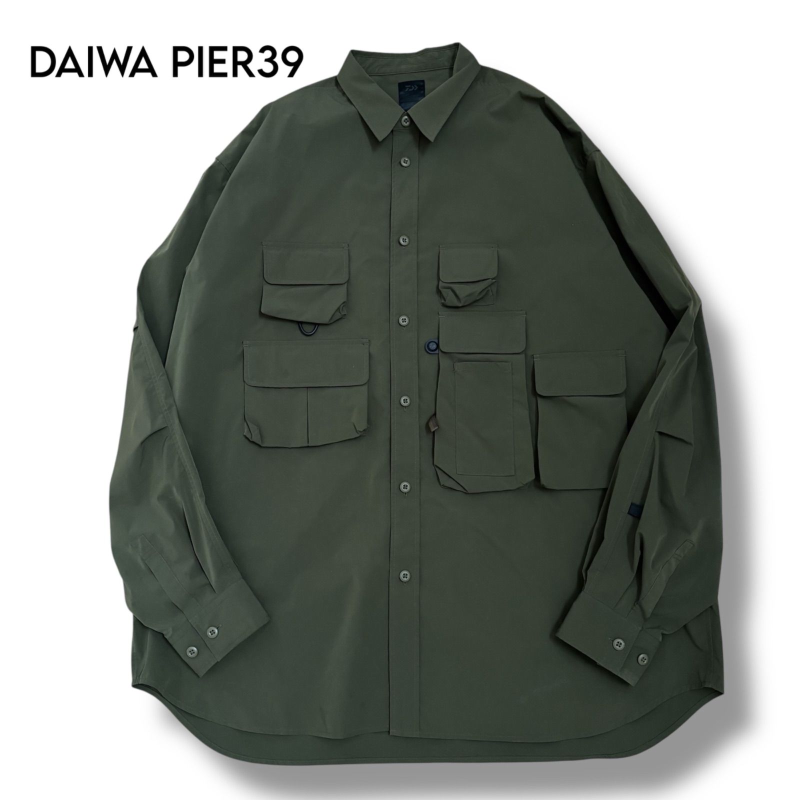 DAIWA PIER39 Tech Angler`s Open S/S OLIVE L ダイワ ピア テック
