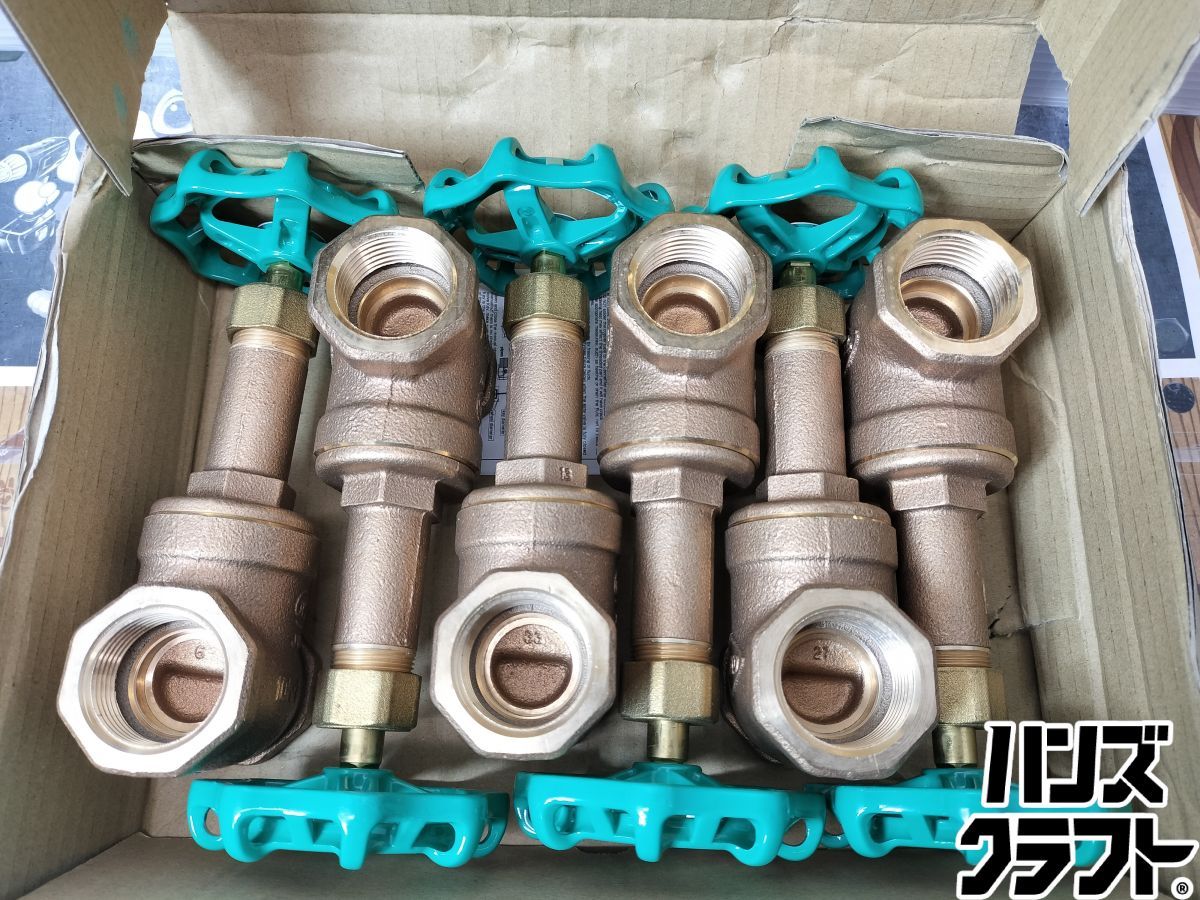 ♥品 東洋バルヴ J 10 BSR ねじ込み形 仕切弁 青銅 K 1 セット 保管品 箱痛み有