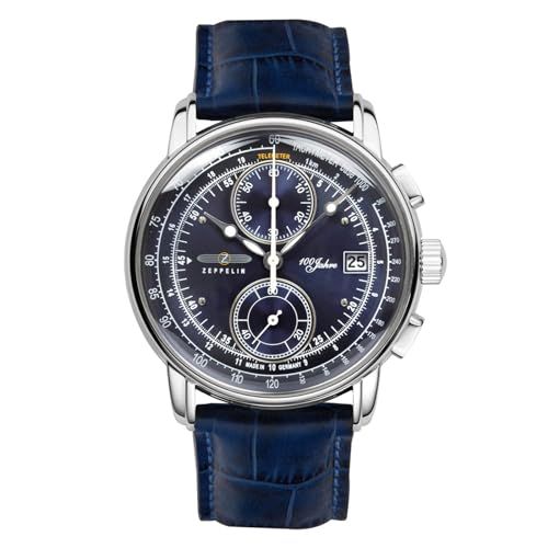 ツェッペリン 腕時計 １００周年 ブルー文字盤 86703 メンズ 並行輸入品 po 24 f 73643