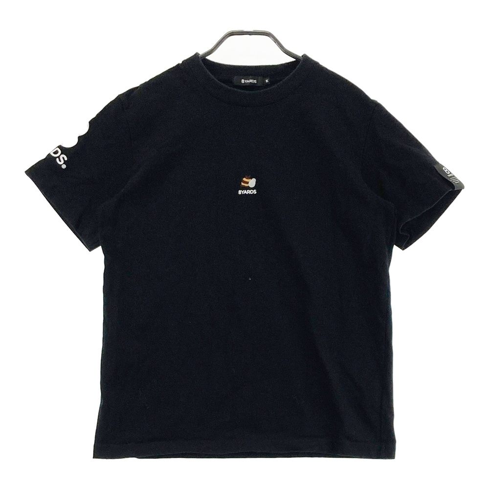【8YARDS ハチヤーズ】 Tシャツ ブラック L ハチヤーズ Tシャツ 黒 ブラック 8yards ハチヤーズ Tシャツ ゴルフ L