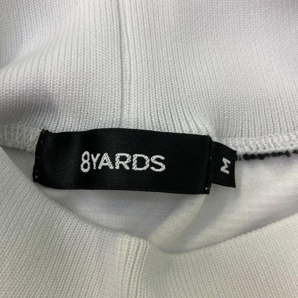 サイズ：M 8YARDS ハチヤーズ モックネック 半袖Tシャツ ホワイト系