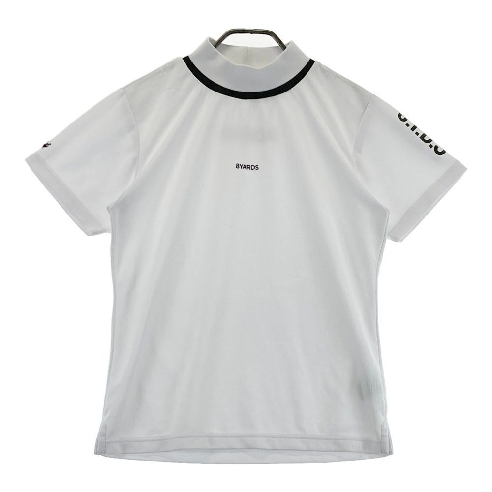 ✨美品✨　8yards ゴルフTシャツ サイズ：M 8YARDS ハチヤーズ モックネック 半袖Tシャツ ホワイト系
