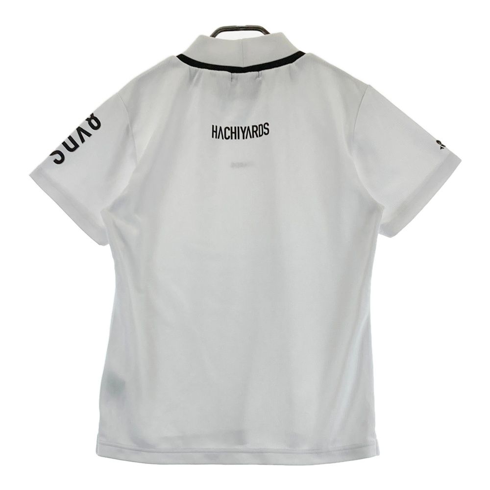 ✨美品✨　8yards ゴルフTシャツ サイズ：M 8YARDS ハチヤーズ モックネック 半袖Tシャツ ホワイト系
