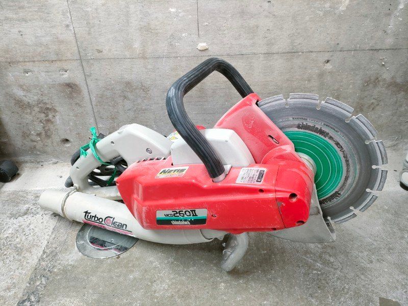 ◎やまびこ産業機械 新ダイワ -CD 電動カッター ホース ダストバッグ付き モータ異音無し