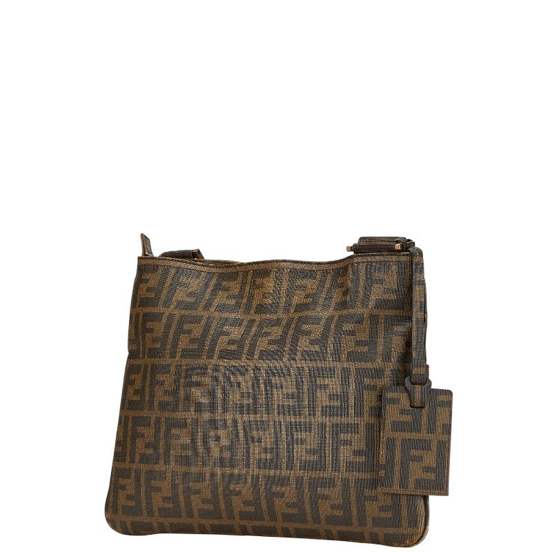 フェンディ ズッカ 斜め掛け ショルダーバッグ 7VA247 PVC レディース FENDI 【228-34354】 フェンディ ズッカ 斜め掛け ショルダーバッグ 7VA247 カーキ ブラウン