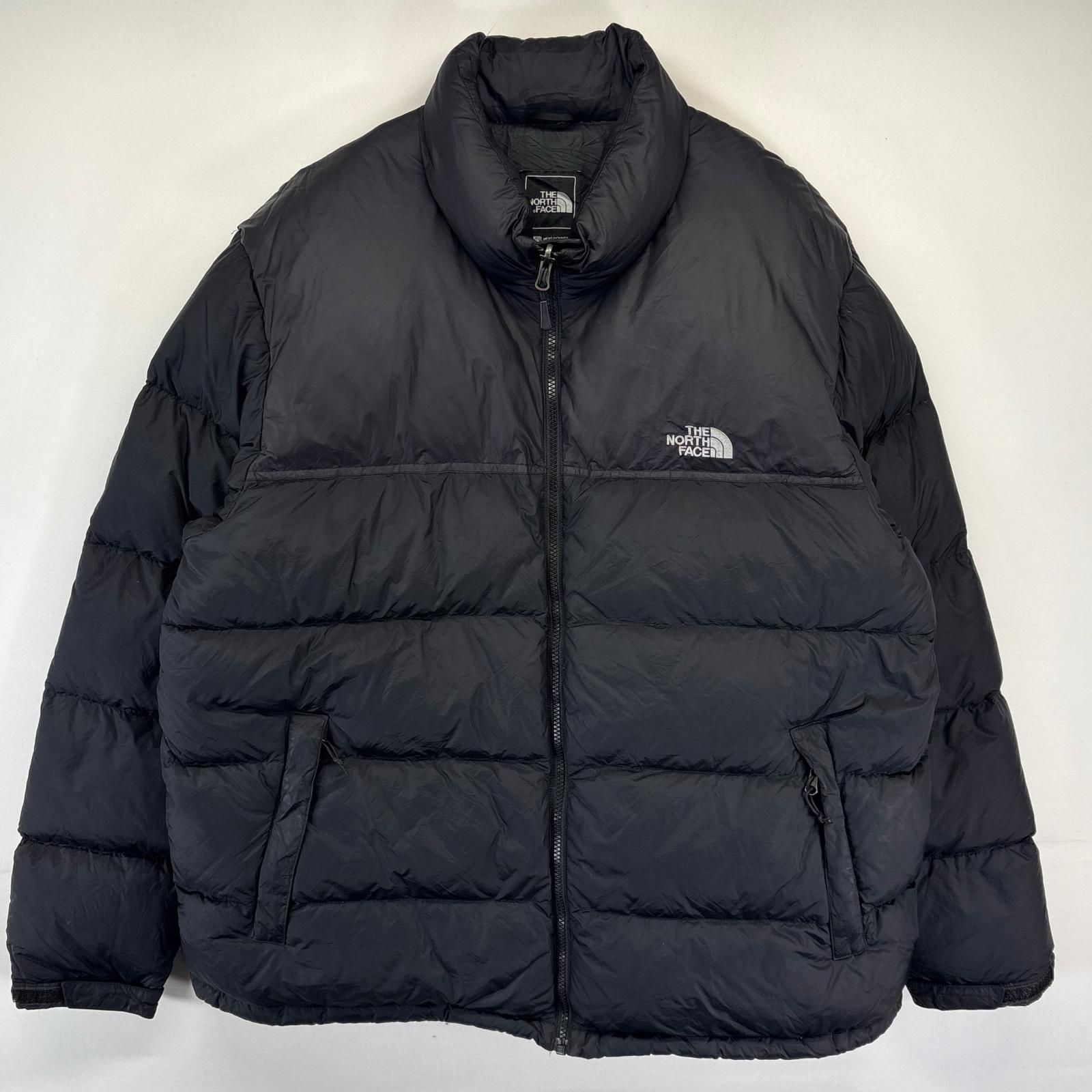 ノースフェイス ダウンジャケット 700fill ブラック メンズM THE NORTH