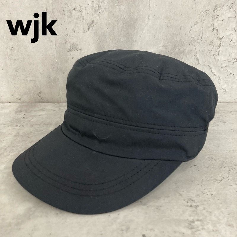 wjk ダブルジェーケー ワークキャップ ブラック 帽子 ミリタリー