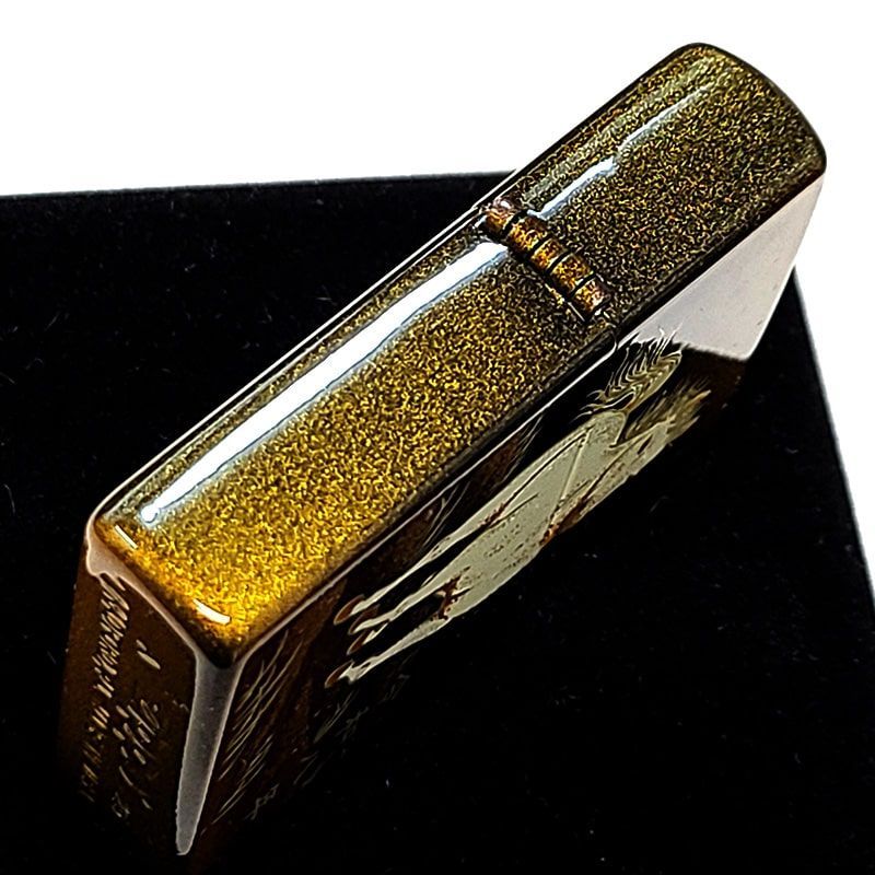 ZIPPO ライター 和柄 本金蒔絵 干支 午 金タンク ジッポ 馬 2026年 令 