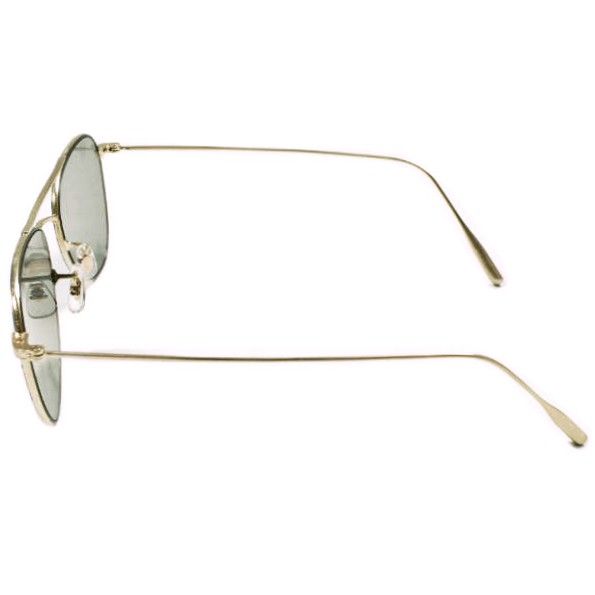EYEVAN アイヴァン 日本製 TUPELO SUN BG-C ティアドロップサングラス Brush Gold 53□18-145 七宝 パイロット 眼鏡 メガネ【中古】【EYEVAN】 EYEVAN アイヴァン 日本製 TUPELO SUN BG-C ティアドロップサングラス