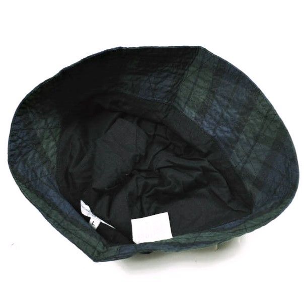 Engineered Garments エンジニアードガーメンツ アメリカ製 Bucket Hat - Nyco Cloth コットンナイロン バケットハット L(内周約61-62cm) BLACKWATCH チェック 帽子 g25325