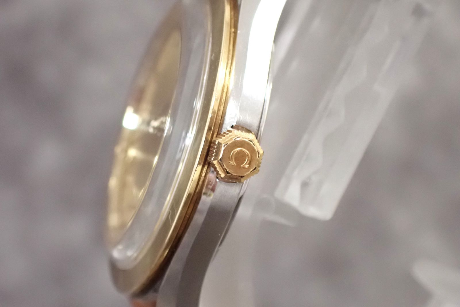OMEGA オメガ クラシック デイト 3300.1 自動巻き メンズ腕時計 SS 