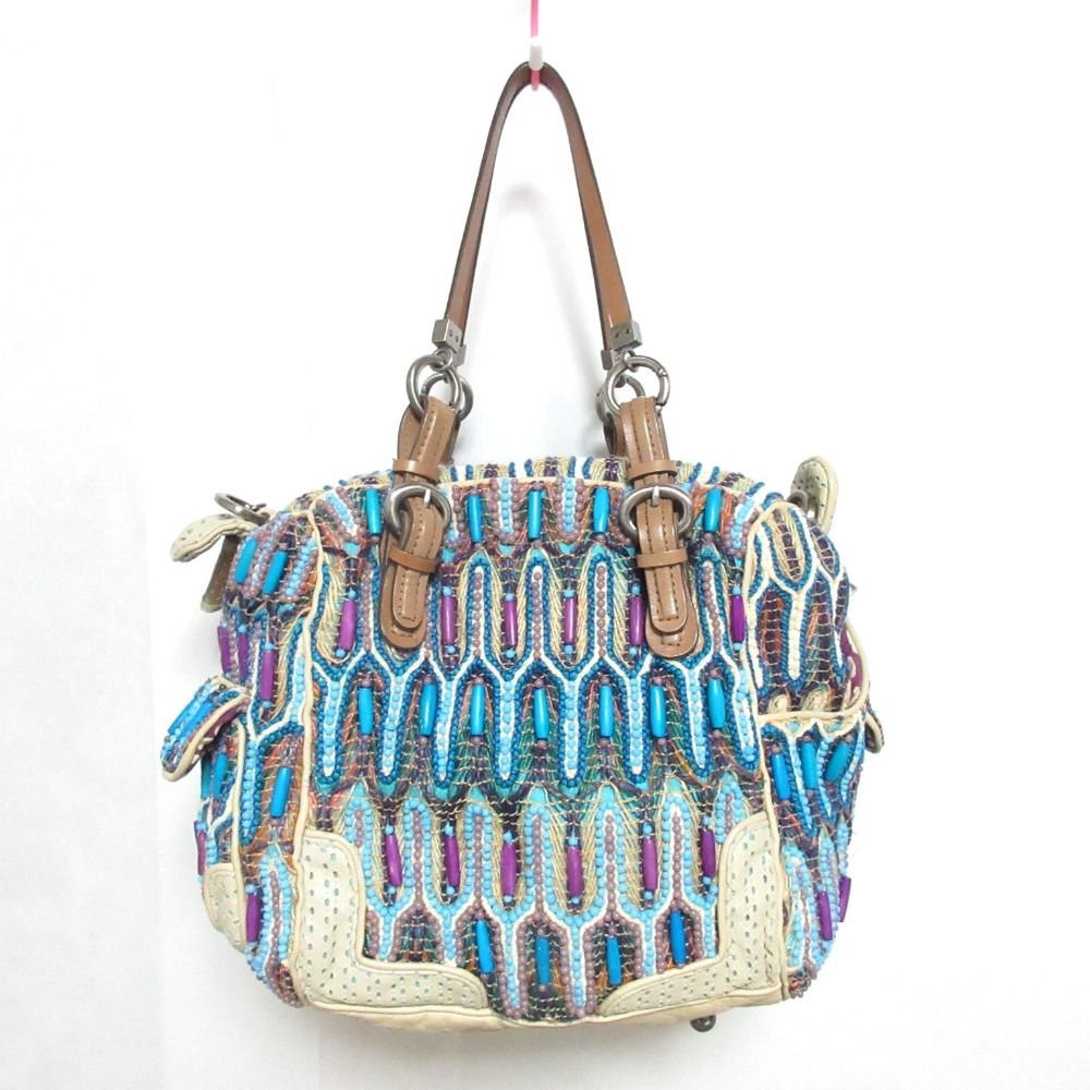美品 JAMIN PUECH ジャマンピュエッシュ ビジュー ビーズ 2WAY 