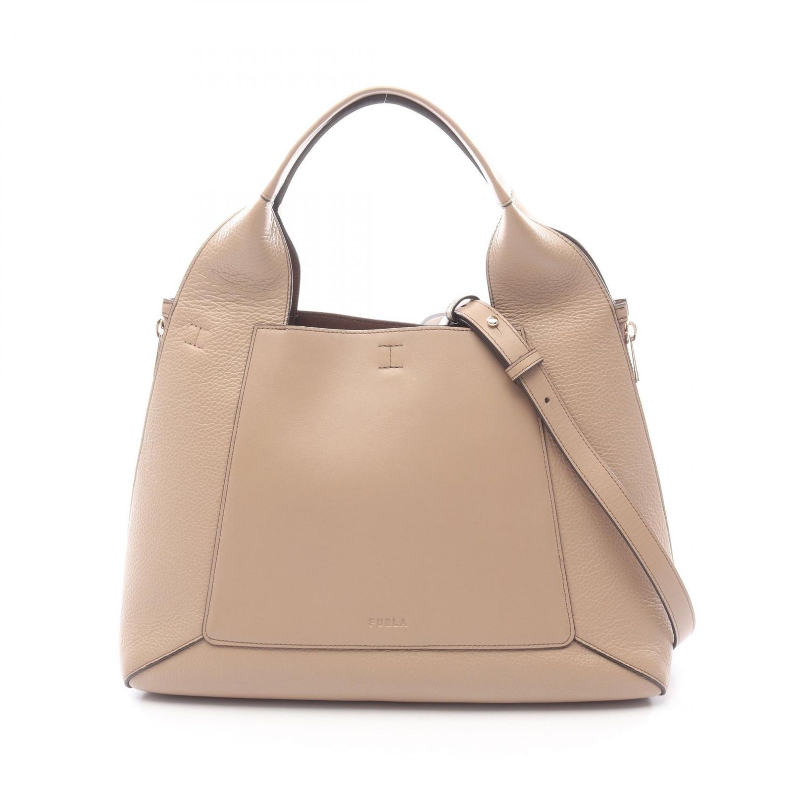 フルラ Furla トートバッグ GILDA L ジルダ グレーベージュ レザー 