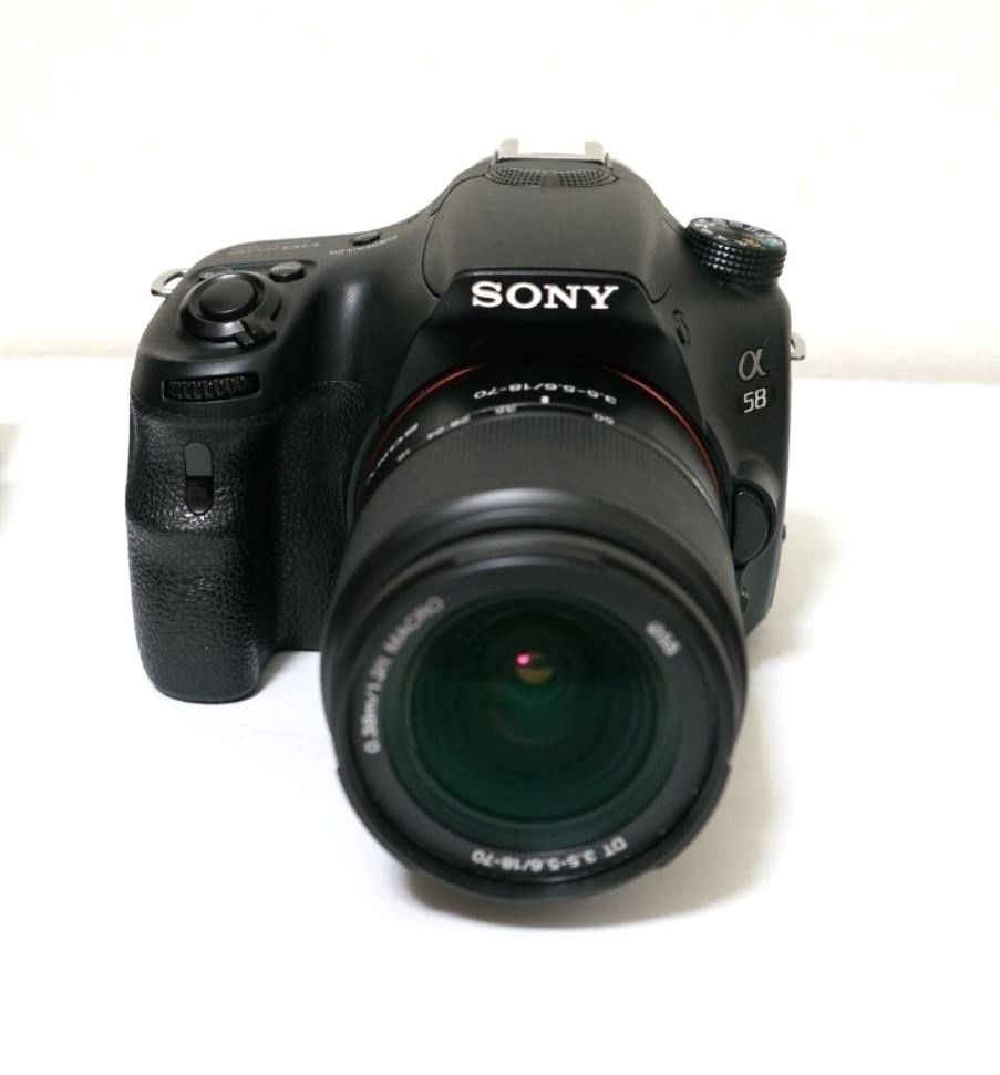 SONY α58 カメラ レンズ2本 18-70mm MINOLTA 一眼レフ SONY α58 カメラ レンズ2本 18-70mm MINOLTA 一眼レフ - メルカリ