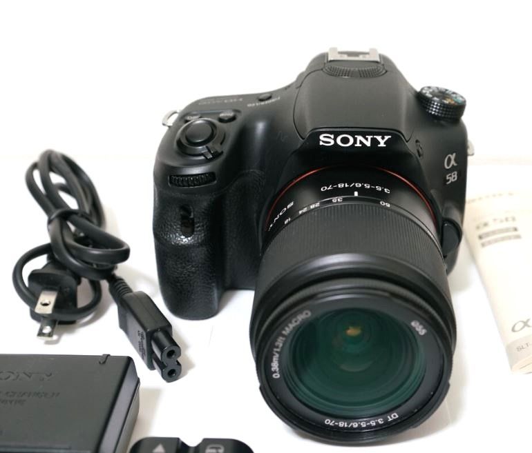 SONY α58 カメラ レンズ2本 18-70mm MINOLTA 一眼レフ - メルカリ