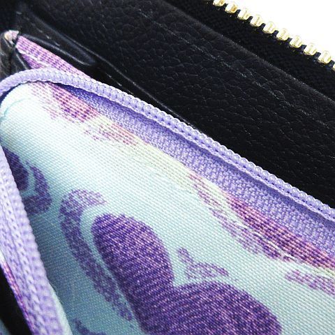 極美品 Think Bee！ シンクビー ブルーカナリー 長財布 ラウンド