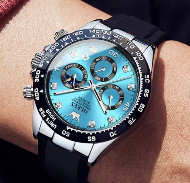 818 新品 未使用 OLEVS 高級 高品質 海外限定 メンズ腕時計