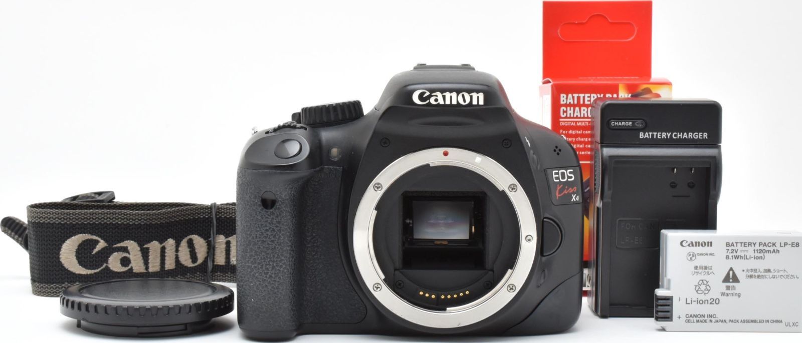 B09[7324A]17 キヤノン Canon EOS Kiss X4 ボディ 【ショット数 - メルカリ