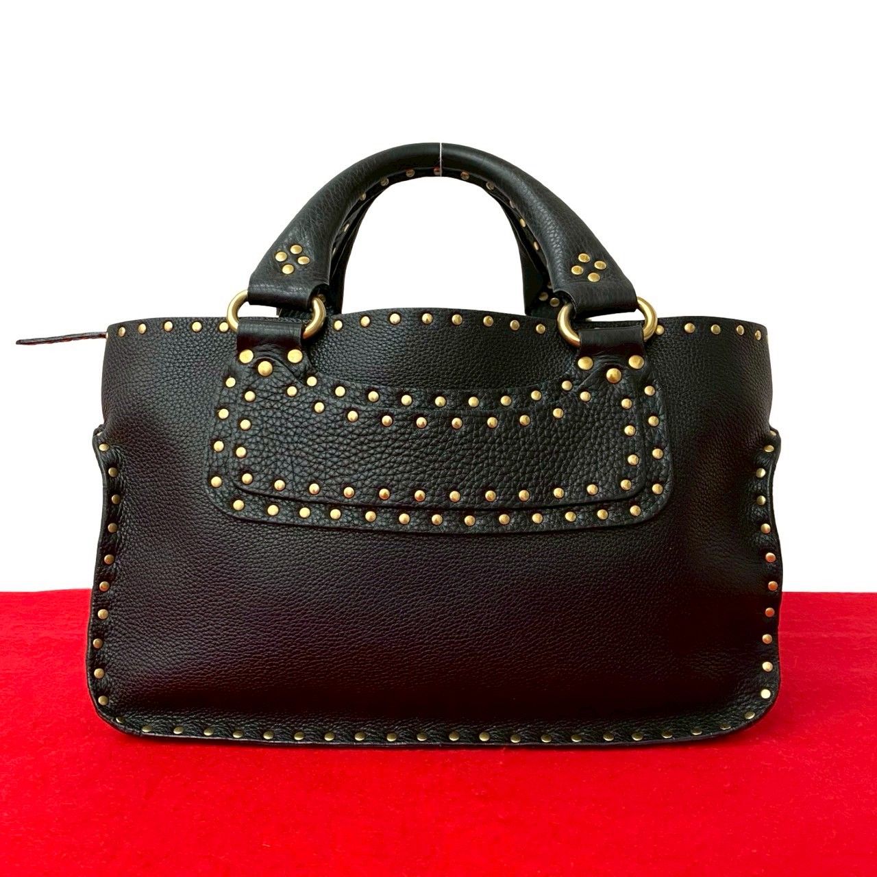 極 美品 希少品 CELINE セリーヌ ヴィンテージ ブギーバッグ スタッズ 