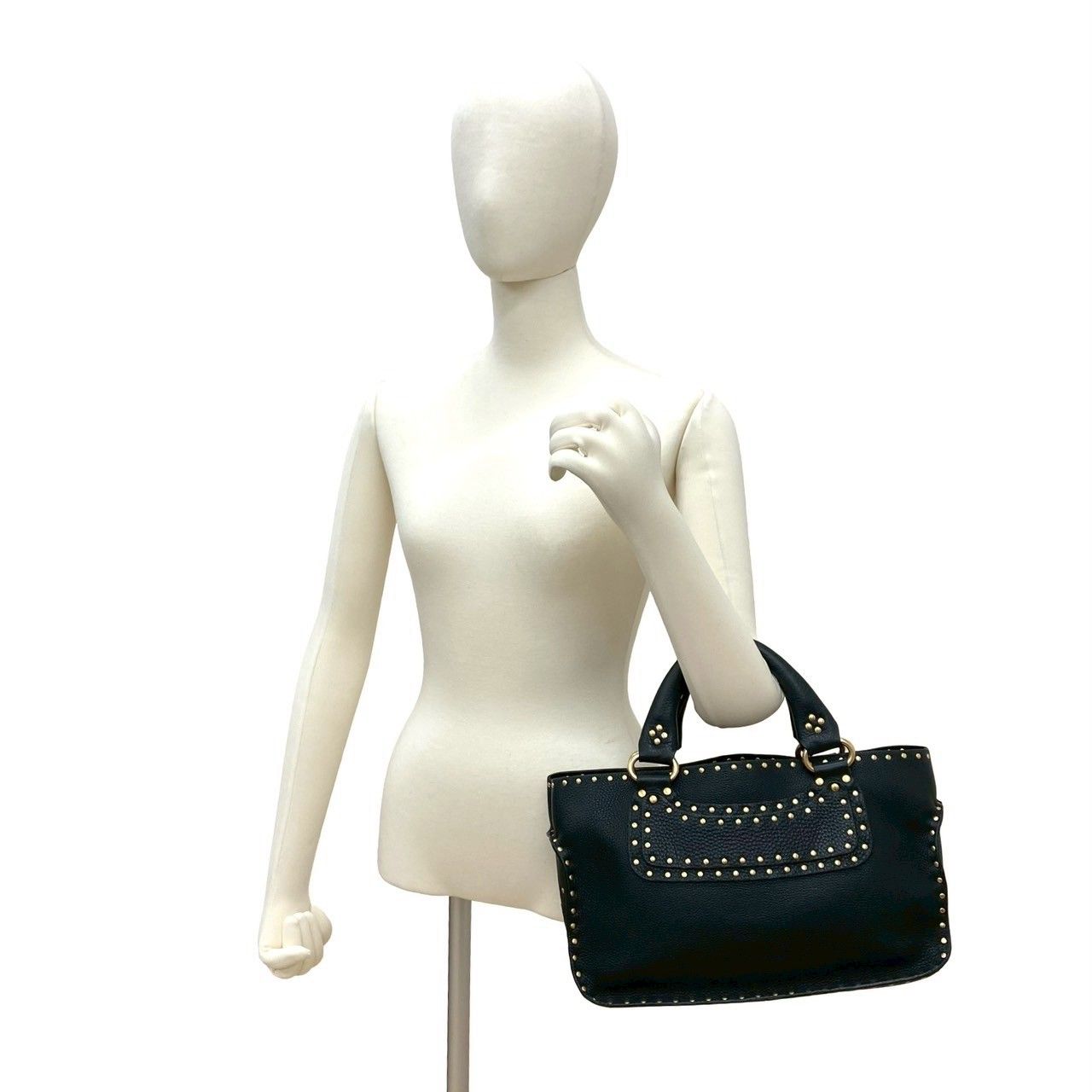 極 美品 希少品 CELINE セリーヌ ヴィンテージ ブギーバッグ スタッズ 