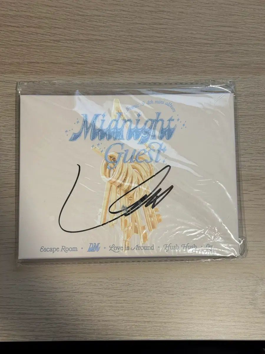 プロミスナイン プミナ パク ジウォン PARK JIWON サイン 앨범 Midnight Guest