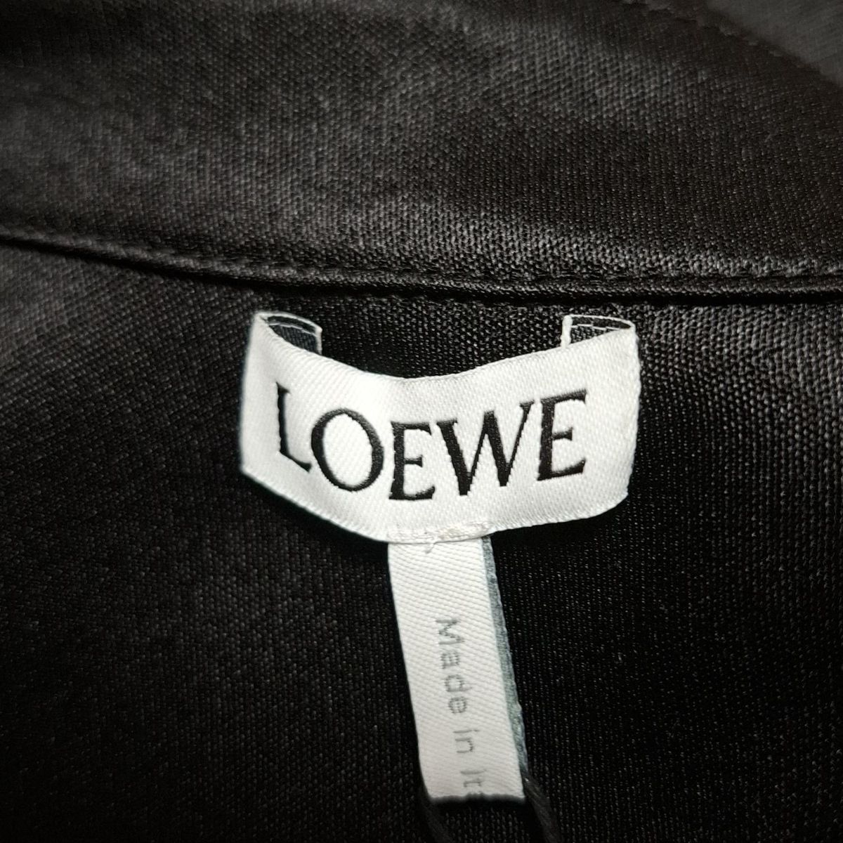 LOEWE(ロエベ) 長袖シャツブラウス サイズ36 S レディース美品  - S359Y05X96 黒 LOEWE(ロエベ) 長袖シャツブラウス サイズ36 S レディース美品