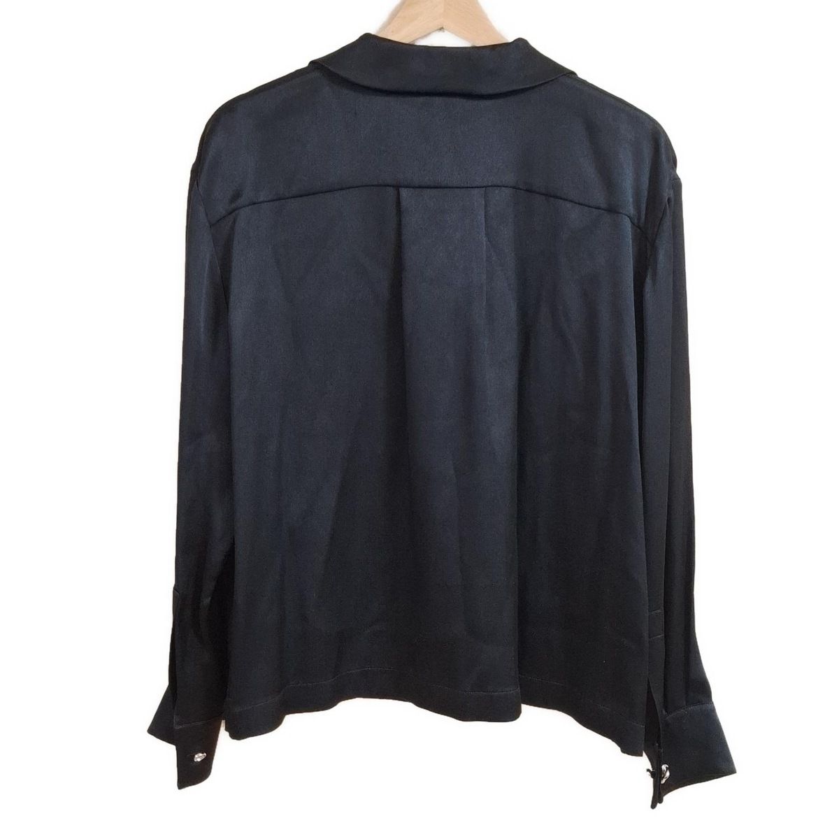 LOEWE(ロエベ) 長袖シャツブラウス サイズ36 S レディース美品  - S359Y05X96 黒 LOEWE(ロエベ) 長袖シャツブラウス サイズ36 S レディース美品