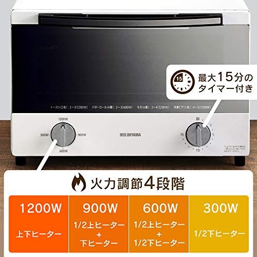 アイリスオーヤマ スチーム トースター オーブントースター 焼き 温度調節 トレー タイマー機能付 横型 SOT-012-W オフホワイトpo bafa 01 df その他 キッチン 食器 キッチン 日用品 その他