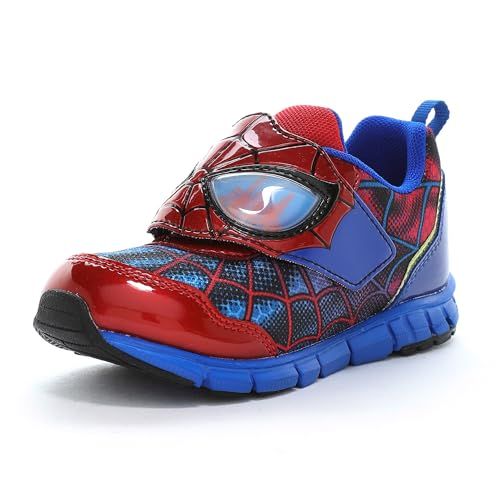 MoonStar ムーンスター ボーイズ MV 030スニーカー スパイダーマン 運動靴 軽量 マジック 14?~19 cm 男の子po d 558 b 439
