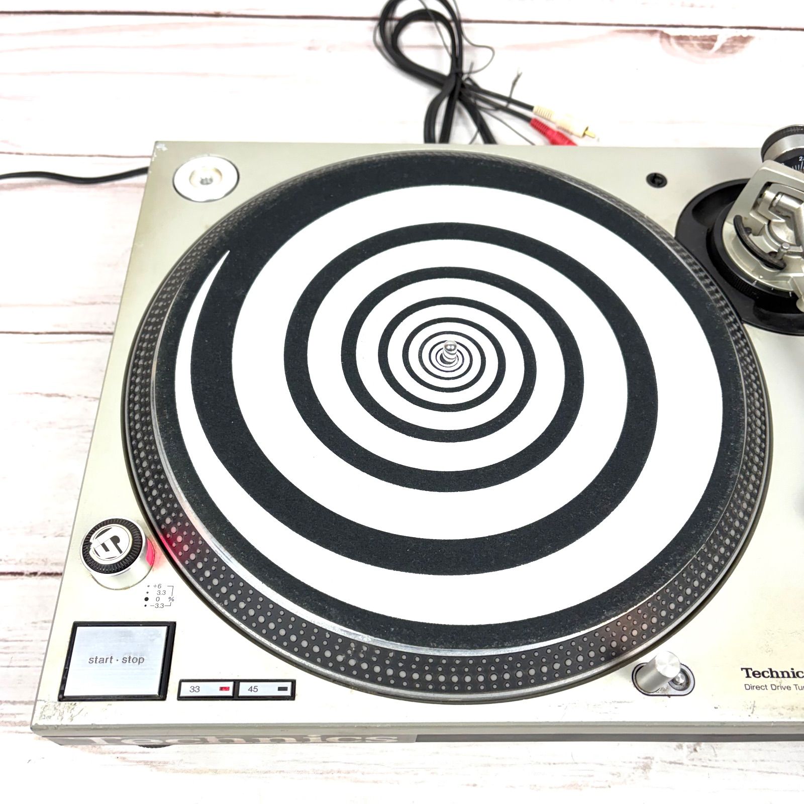 TECHNICS SL1200 MK3Dダイレクトドライブ・ターンテーブル実働品/SHURE
