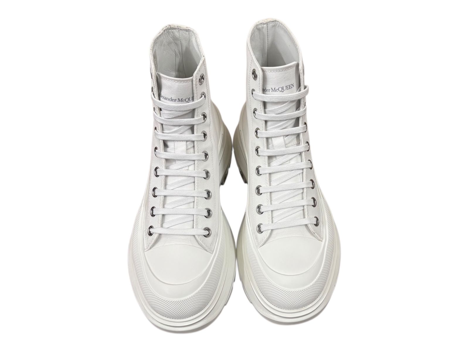 Alexander McQueen キャンバスハイトップ スニーカー/26.5 【公式通販】