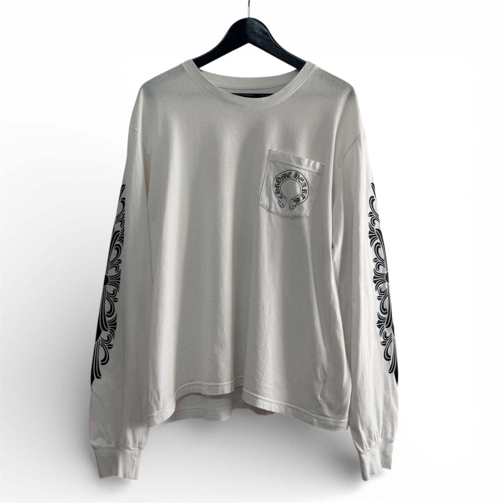 CHROME HEARTS クロムハーツ フローラルホースシュー FUCK YOU 長袖 