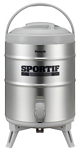 迅速に発送 ピー The peacock ピーコック ウォータージャグ 9 5 L 日本製 保冷 保温 キーパー アウトドア キャンプ 大容量 ジャグ タンク ステンレス グレー 10 INS 100 K H aa 6 cf 1 f