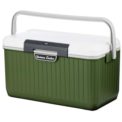 迅速に発送 サンカ べリアスクーラー 高性能な断熱材を採用 ワンプッシュオープン型クーラーボックス 24 L 大型 グリーン 保冷力の高いハードタイプ 蓋が外せてお手入れ簡単 作業台にもなるフラットなふた 2人で持ち運べる大きな持ち手 ショル c 5319800