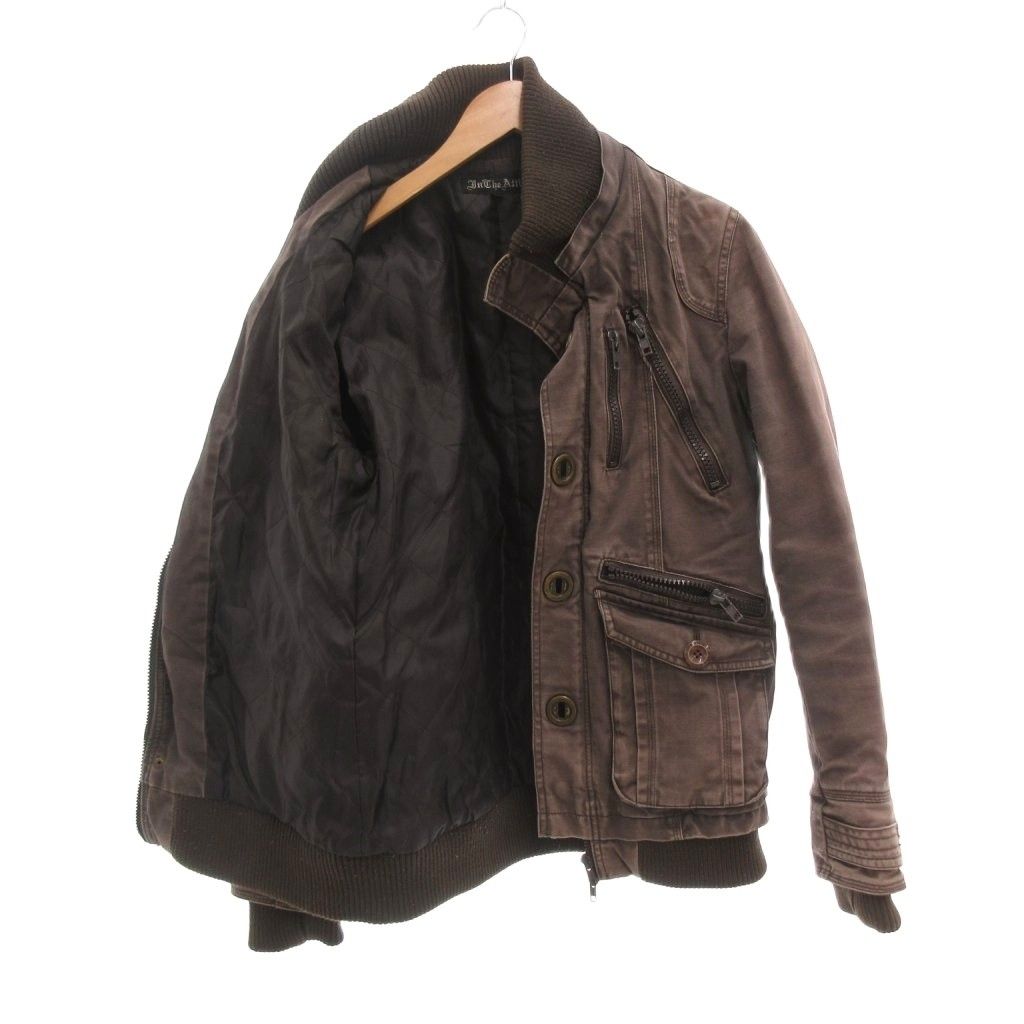 インジアティック In The Attic ジャケット ジャンパー ブルゾン M 茶