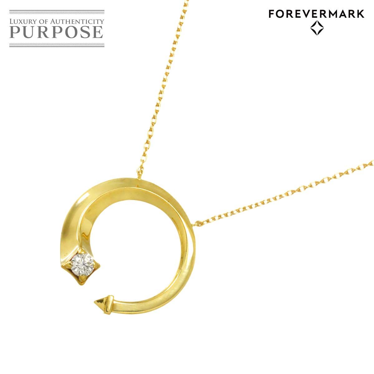 フォーエバーマーク FOREVERMARK アヴァンティ ダイヤ ネックレス 46cm 