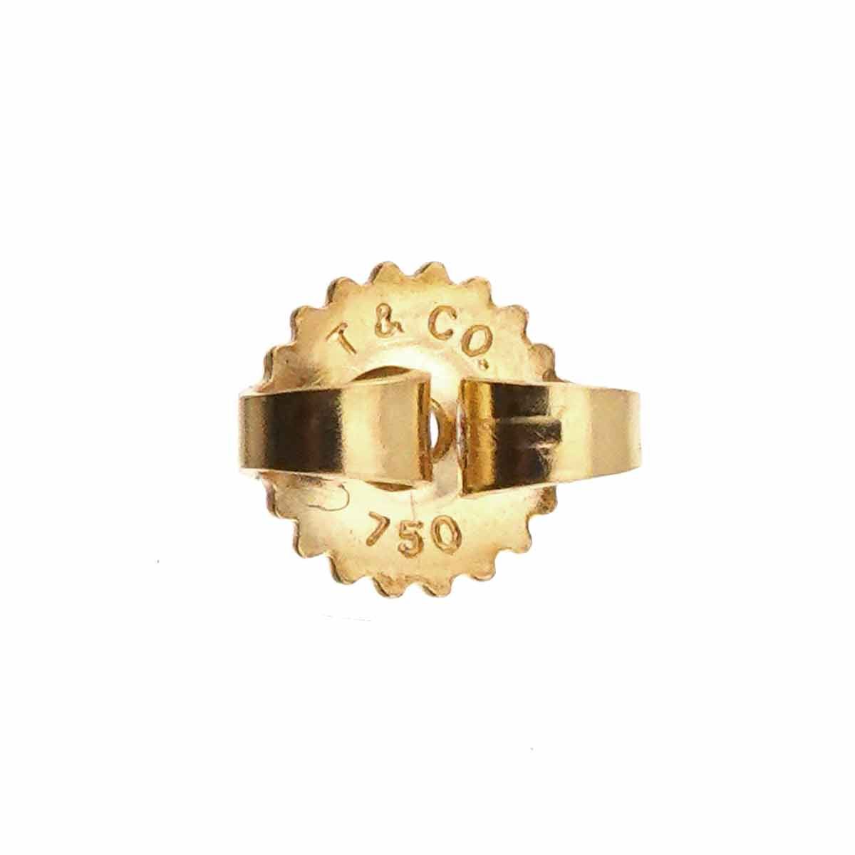 ティファニー TIFFANY&Co. シグネチャー ピアス K18 YG イエロー 