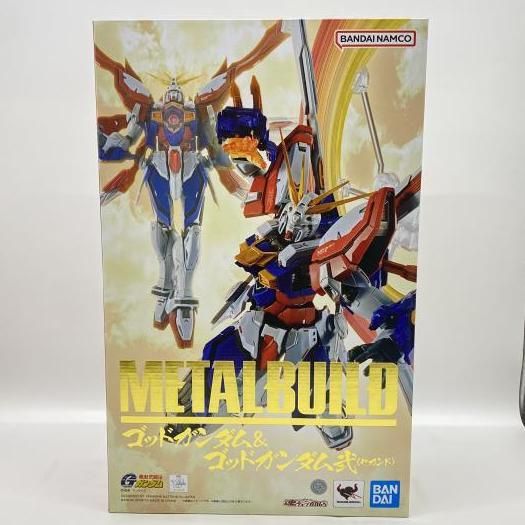 中古】未開封）METAL BUILD ゴッドガンダム＆ゴッドガンダム弐