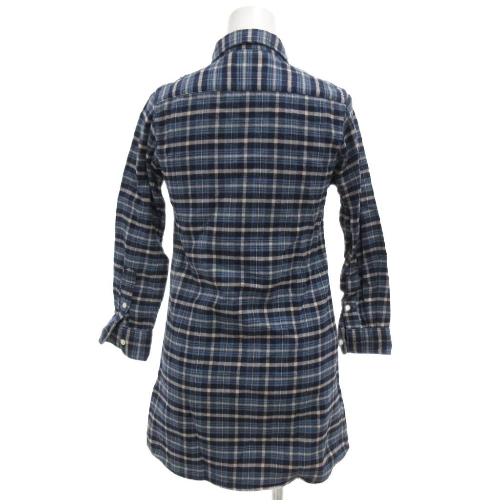 ラルフローレン RALPH LAUREN 美品 シャツワンピース 140 青 ブルー