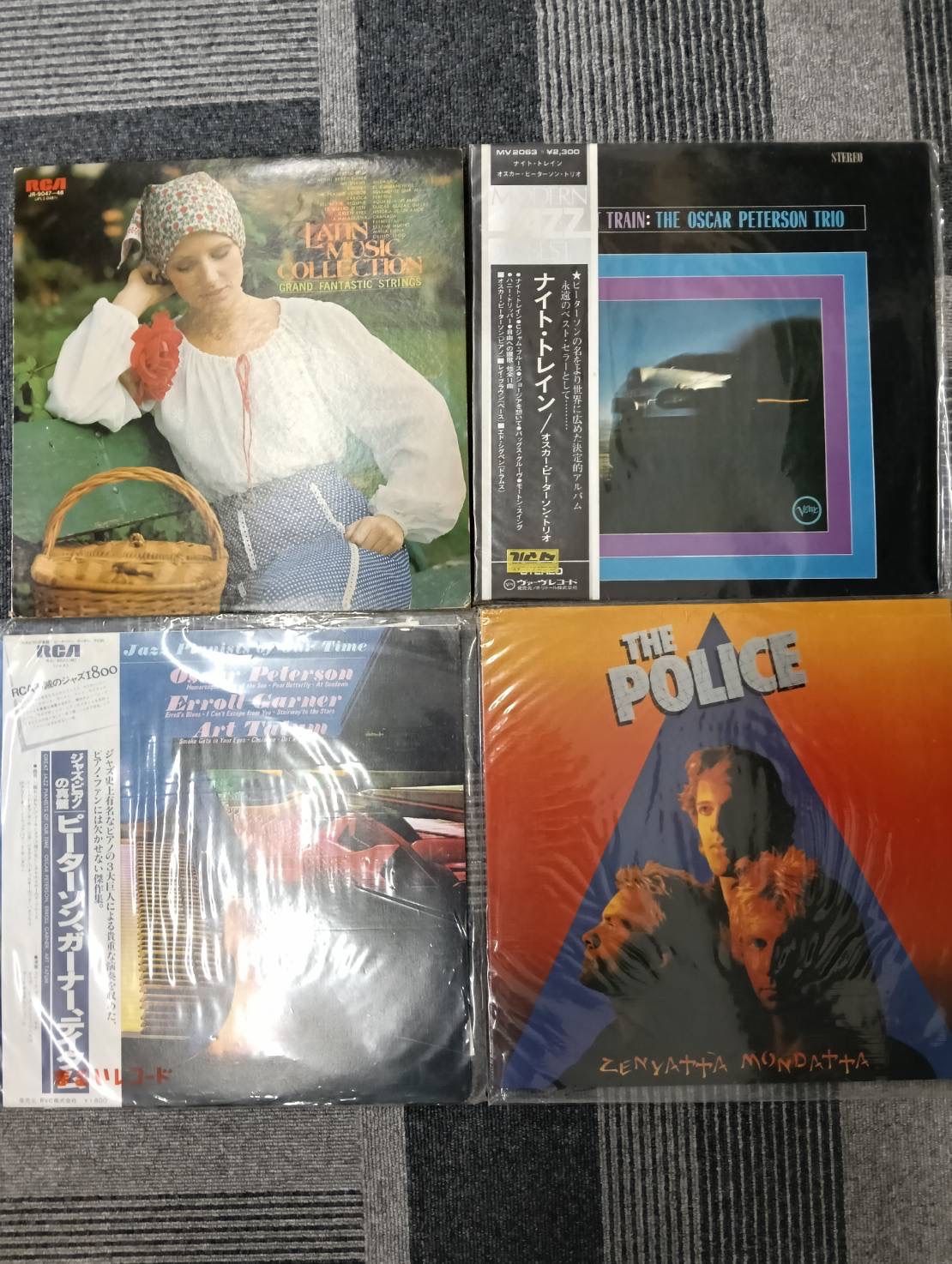 品 ポールモーリア ディープ パープル オスカー ピーターソン トリオ THE POLICE クラウス ドルディンガー 他レコード セット 音楽 LP レコード