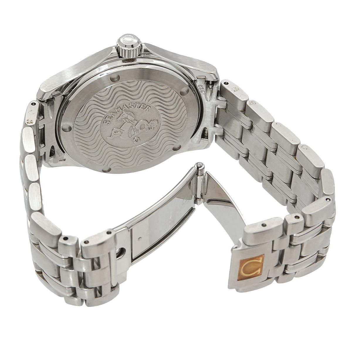  オメガ OMEGA シーマスター 120m 2501 83 メンズ 腕時計 デイト ネイビー オートマ 自動巻き ウォッチ Seamaster 90239204 定番アイテム 自動巻き時計 腕時計(アナログ)