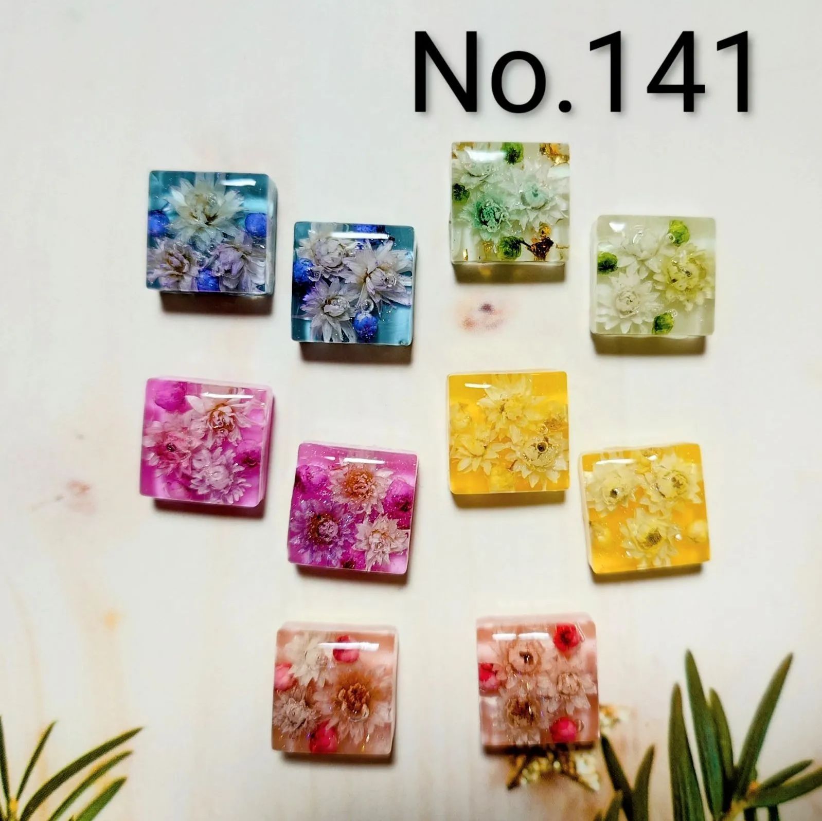 レジン カボション ハンドメイド フラワー カボション オリジナル