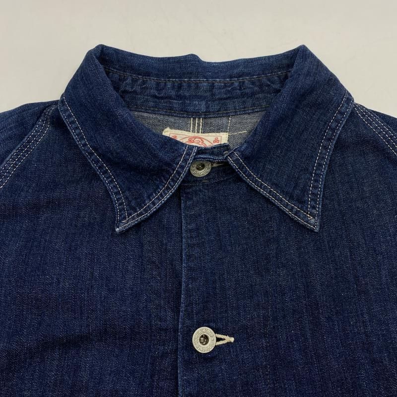 中古】EVISU デニムカバーオール インディゴ サイズ40 エヴィス[24